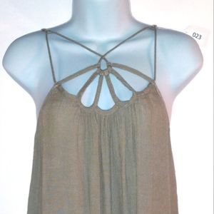 S - DOE & RAE - OLIVE - BOHO STYLE TANK